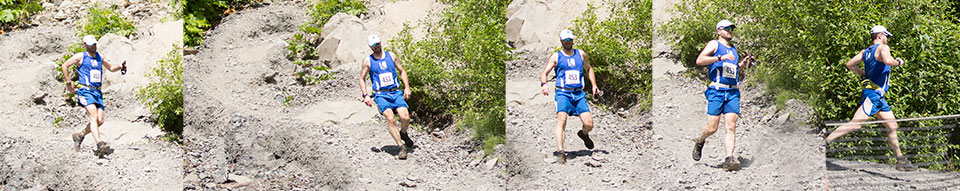 Dr. Jared Kern takles Mt. Marathon